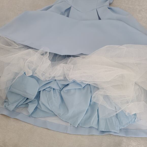 Babyboo Calarabella midi dress baby blue Size XS formal chic timeless proper - Picture 9 of 12